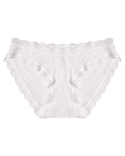 Load image into Gallery viewer, Bright White Plain Essential Knicker