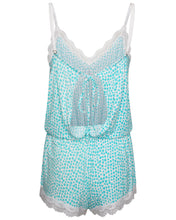 Load image into Gallery viewer, Turquoise Polka Dot Print Teddy
