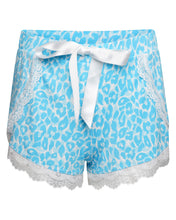 Load image into Gallery viewer, Blue Leopard Print Short
