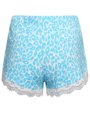 Load image into Gallery viewer, Blue Leopard Print Short
