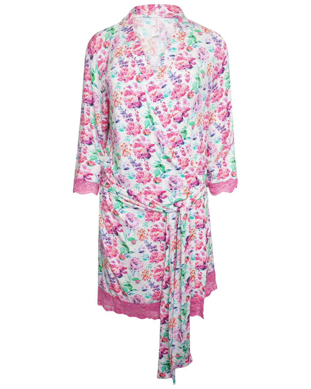 Floral Print Robe