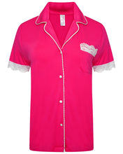 Load image into Gallery viewer, Hot Pink Pyjama Shirt
