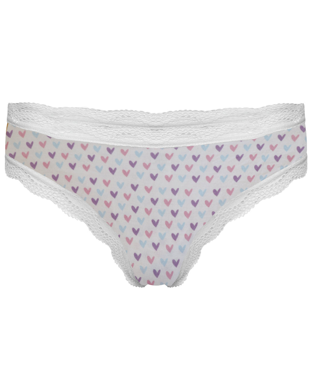 Pastel Hearts Print Knicker